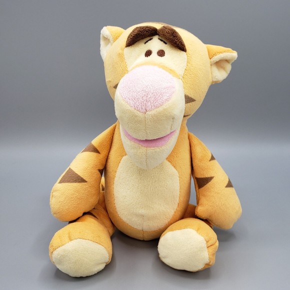 Disney Baby Tigger Plush with Rattle Krinkle Winnie the Pooh Tiger Toy Animal - Picture 1 of 12
